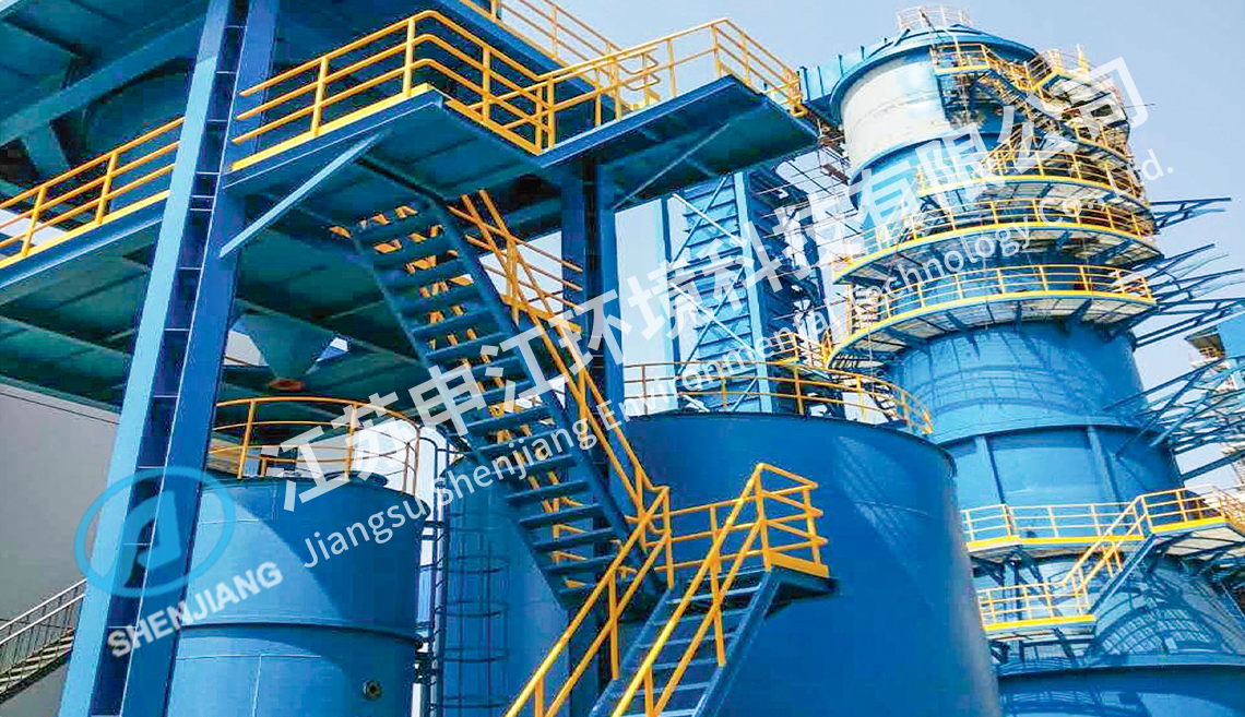 Industrial flue gas desulfurization